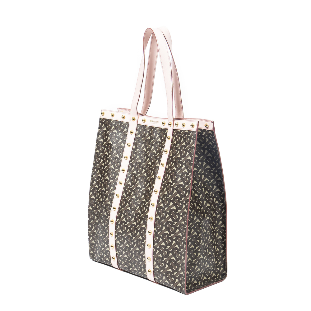 Burberry Studded Vertical Book Tote - Picture 2 of 9